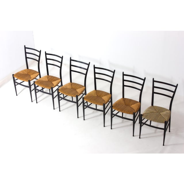Spinetto Chairs from Chiavari, 1960s, Set of 8 For Sale - Image 9 of 12