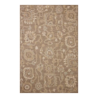 Chris Loves Julia x Loloi Dorothea Bark / Stone 3'-6" x 5'-6" Accent Rug For Sale