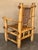 Wood Budji Layug Style Majestic Jumbo Bamboo Pagoda Lounge Chairs For Sale - Image 7 of 18