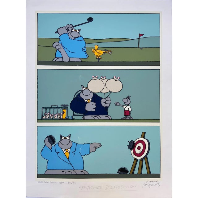 Philippe Geluck, Golf, 2003, Screenprint For Sale - Image 8 of 8