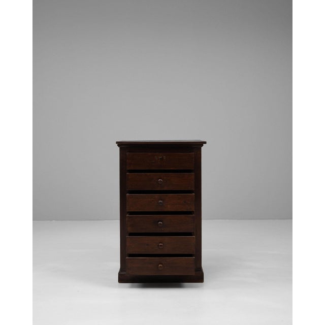 19th Century 19th Century France Brown Wood Chests of Drawers For Sale - Image 5 of 11