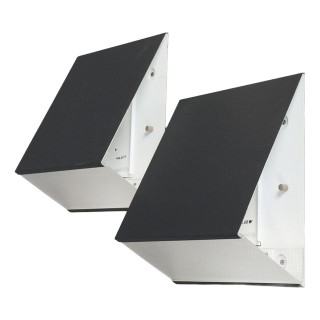 Mid-Century Modern German Wall Lamps from Kaiser-Leuchten, 1960s, Set of 2 For Sale