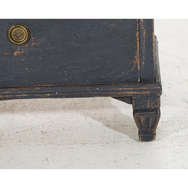 Black Bureau with Multiple Drawers, 1800s For Sale - Image 6 of 10