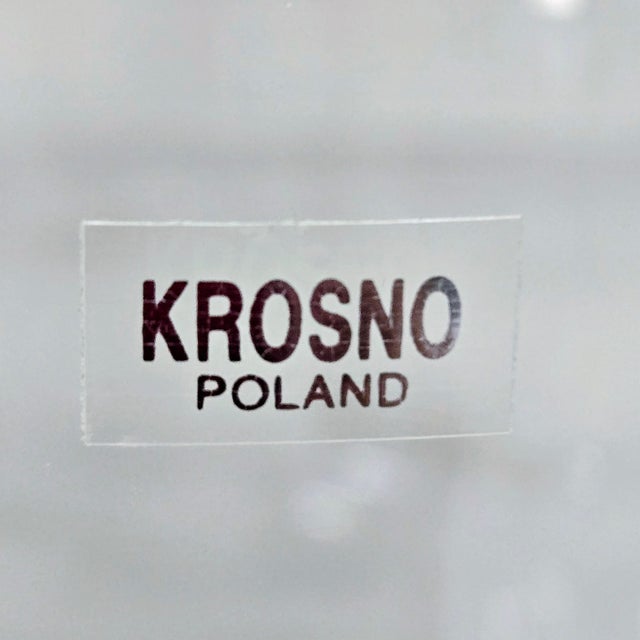 Vintage Krosno Polish Glass Golf Ball Ice Bucket – Golf Barware / Wine Chiller For Sale - Image 10 of 10
