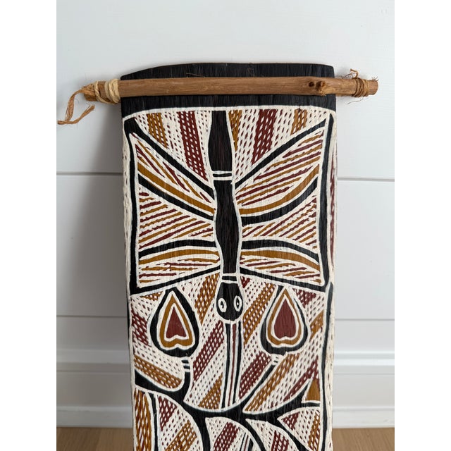 Vintage Aboriginal Bark Painting For Sale In New York - Image 6 of 6