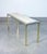 Console Table in Chromed Metal and Travertine Top For Sale - Image 9 of 18