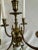 Brass Pair of Candelabras - Mid 20th Century Brass, Copper & Onyx For Sale - Image 8 of 10