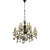 Vintage Bronze Crystal Chandelier 15 Lights, 1950s For Sale - Image 13 of 13