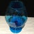 1970s Vintage Empoli Style Stemmed Blue Glass Vase For Sale - Image 5 of 9