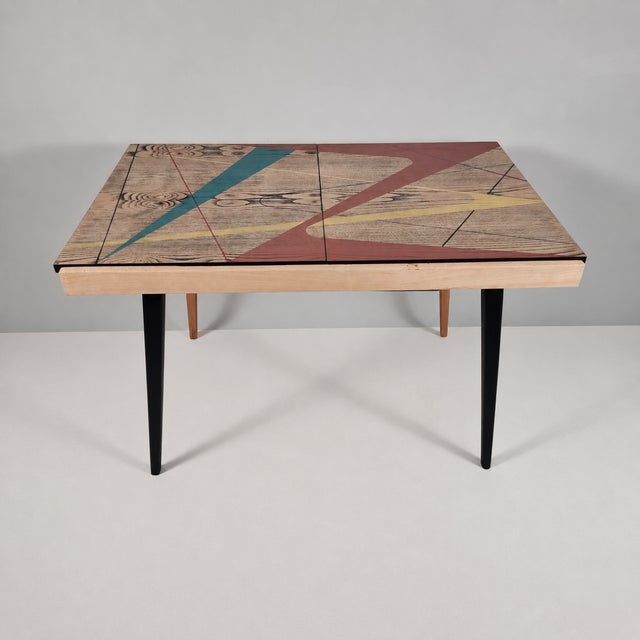 Vintage Ash Coffee Table, 1970s For Sale - Image 6 of 11