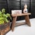 1950s Japanese Wooden Stool, 1950s For Sale - Image 5 of 12