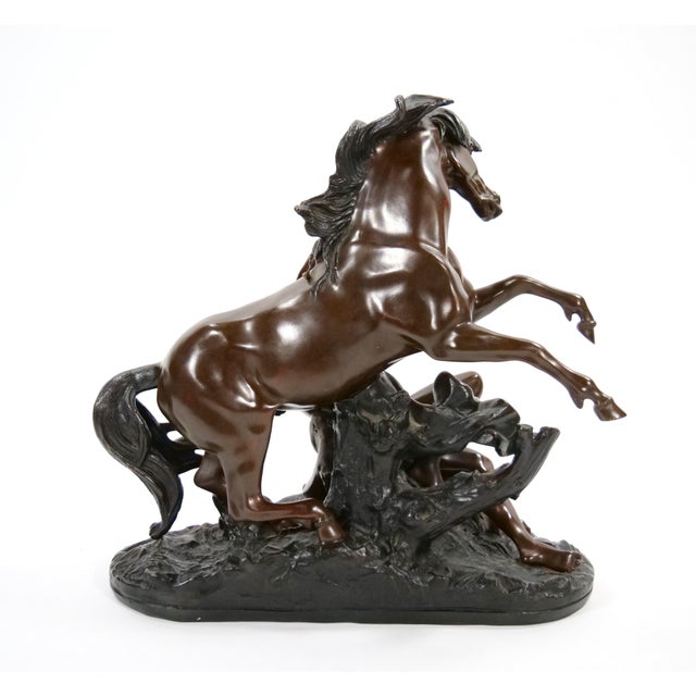 Metal French 19th Century Bronze Sculpture of Hippolytus After Philippe Poitevin 1831 For Sale - Image 7 of 12