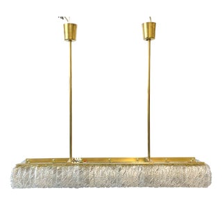 Vintage Chandelier with Murano Modules by Archimede Seguso, 1960s For Sale