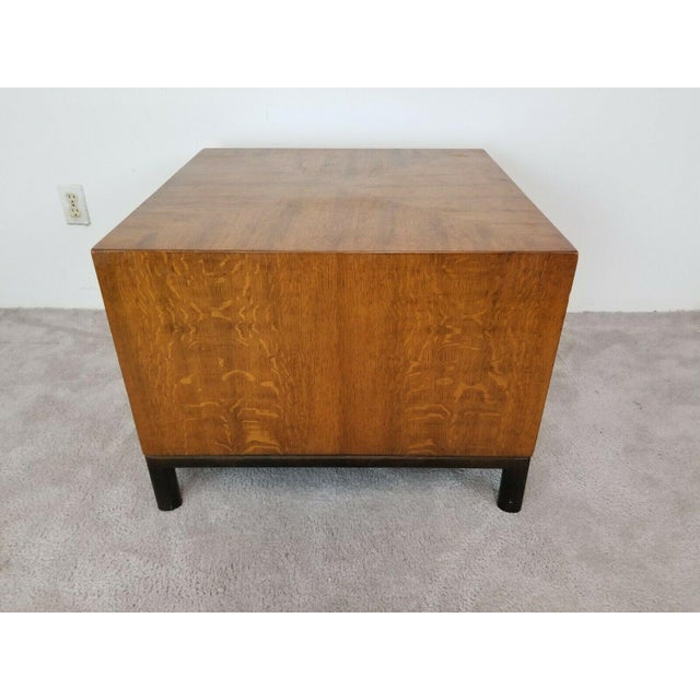 MidCentury Modern Henredon Folio 8 Cane Door End Table Chairish