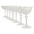 Vintage Regency Fidenza Crystal Champagne Glasses, 1980s, Set of 7 For Sale - Image 4 of 18