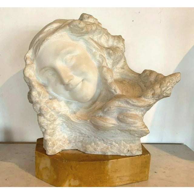 Prof. Pattarino, Sculpture, 20th Century, Carrara Marble For Sale - Image 12 of 12