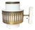 Scandinavian Wall Light in Brass and Acrylic Glass by Bent Karlby for Lyfa, 1967s For Sale
