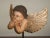 1970s Vintage Hand Carved Cherub /Angel With Wings Figurine on Stand For Sale - Image 5 of 11