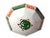 Offered is a divine octagonal serving bowl in the Dragon Crest Green pattern by Fitz and Floyd. It's a bright jungle/jade...