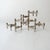 Metal Vintage Modular Metal Candleholders by Stoff Nagel, 1970s, Set of 9 For Sale - Image 7 of 7