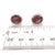 Pink Natural Tourmaline Diamond Stud Earrings 14k WG 5.85 TCW Certified For Sale - Image 8 of 9