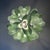 Contemporary Mazzega-Style Frosted Green Random Glass Chandelier For Sale - Image 14 of 16