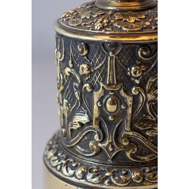 Brass 19th Century French Lamp For Sale - Image 8 of 9