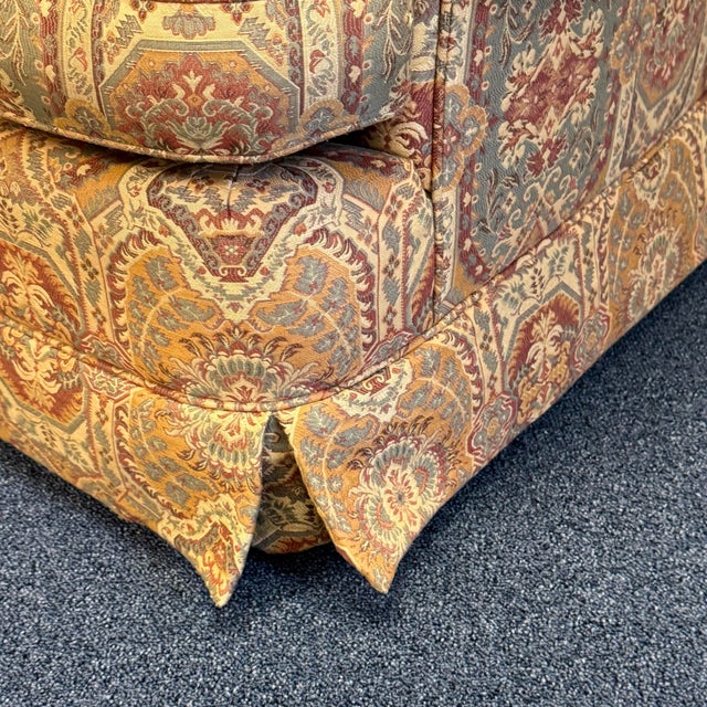 Vintage Jessica Charles Upholstered Swivel Chairs - A Pair For Sale In New York - Image 6 of 12