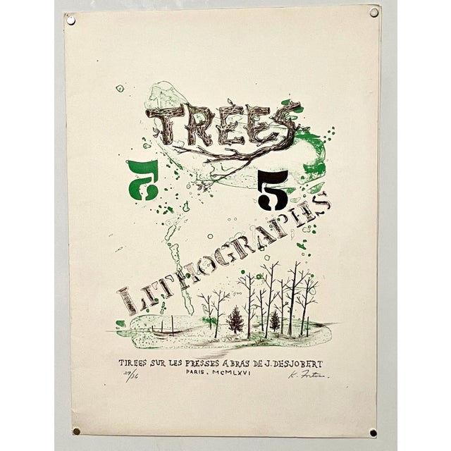 Karl Eugene Fortess (1907-1993) Original color lithographs on BFK Rives paper, 1966, Hand signed and numbered 29/36 in...