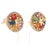 Vibrant, eye-catching earrings perfect for adding a pop of color to any outfit! 2.49 Carat Rainbow Sapphire and White...