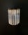 Vintage Clear Murano Glass Quadriedri Wall Sconces, 1990, Set of 2 For Sale - Image 4 of 14