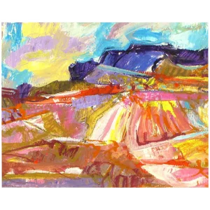 Jean Krille' "Utah '88" Acrylic on Art Board