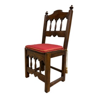 Antique Spanish Colonial Dining or Occasional Side Chair For Sale