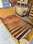 Folk Art Vintage Hand-Painted Country Provincial Wooden Bed Frame For Sale - Image 3 of 13