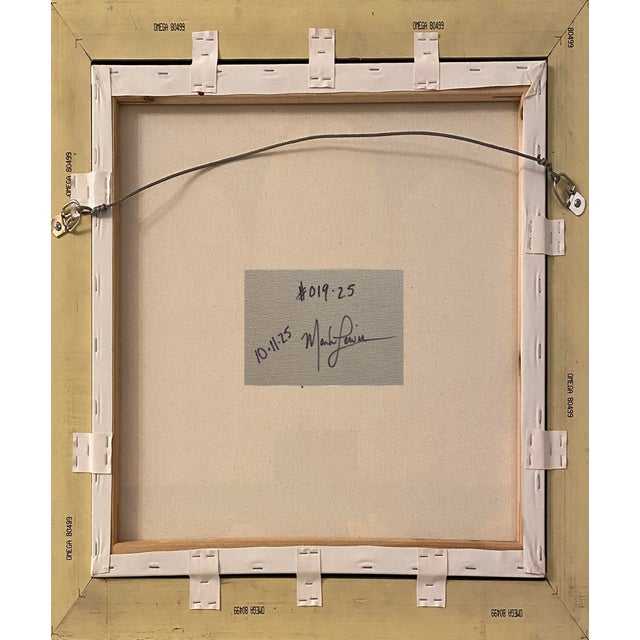 Mark Lewis 2025 "019-25" Abstract Expressionist Crimson & Pink Painting by Mark Lewis For Sale - Image 4 of 5