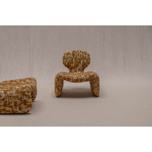 Djinn Lounge Chairs by Olivier Mourgue for Airborne, France, 1960s, Set of 2 For Sale - Image 15 of 18