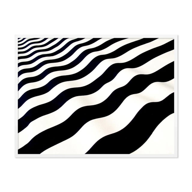 Geoffrey Baris Wave (L) by Geoffrey Baris, Art Print in White Frame, Medium For Sale - Image 4 of 4