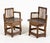 A lovely pair of very rare and highly decorative 19th century Chinese child's arm chairs with terrific patination, bamboo...