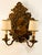 Wall Lamp with Central Mirror and Parchment Lampshades For Sale - Image 6 of 18