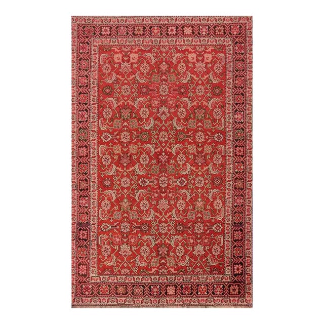 1930s Old Russian Shirvan Area Rug 4’3″ X 6’7″ For Sale