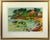 A festive and colorful rendition of a Brittany coastal bay by noted French artist Guy Charon. The work is titled "Crique...