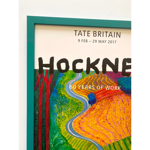 David Hockney Lithograph Print Tate Britain Framed