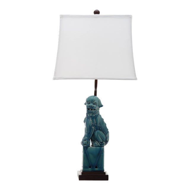 With a nod to the Far East, these stately table lamps add a worldly touch to any room. Crafted of blue ceramic with pure...