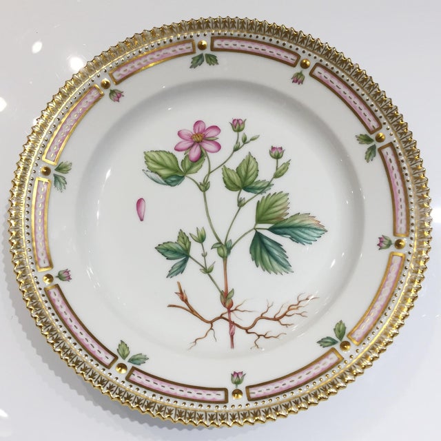 Early 21st Century Flora Danica Plate from Royal Copenhagen, 2010s For Sale - Image 5 of 5
