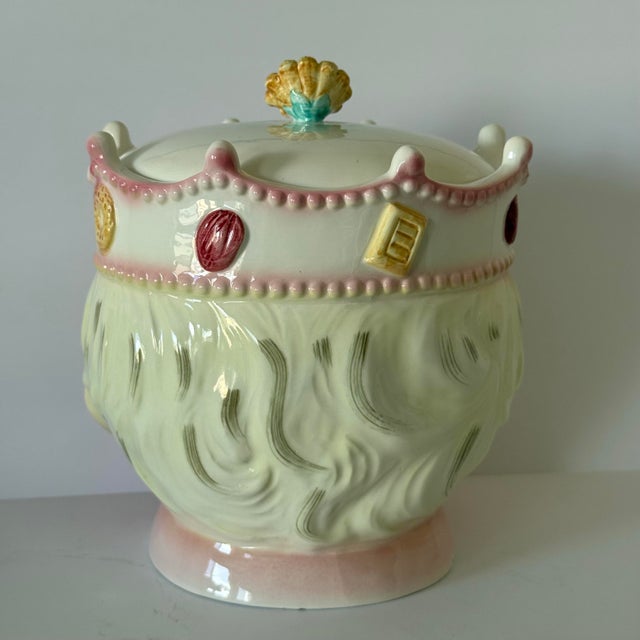 1950s Rare - Ucagco "Prince Boy" Ceramic Cookie Jar Japan Vintage MCM For Sale - Image 5 of 12