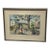 Mid 20th Century Original Sanford Brooks Street Scene Watercolor Painting For Sale