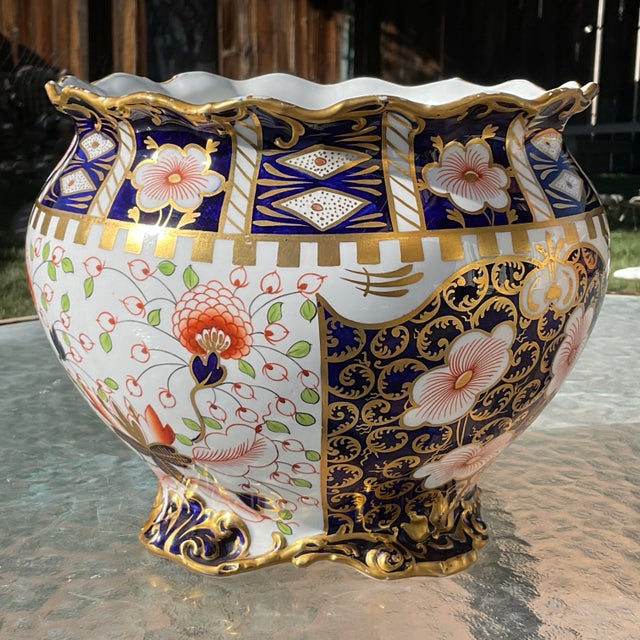 花瓶  Crown Derby 花瓶 Crown Derby Vintage Royal Crown Derby Imari Teapot Set