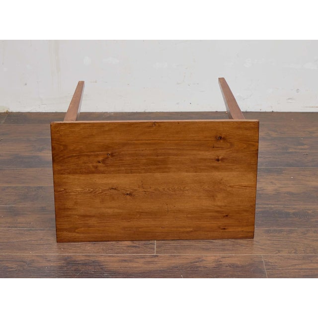 19th Century English Country House Pine Table With Tapered Legs For Sale - Image 11 of 11