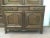 Beautiful louis xv style solid wood double-section sideboard lower section opens with two doors and three drawers along...