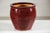 Vintage Chinese Oxblood Glazed Ceramic Planter with Flared Rim For Sale - Image 18 of 18